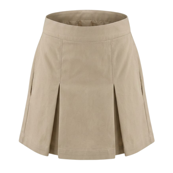 Light Khaki School Skirt