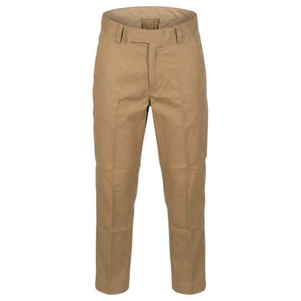 Khaki school Trouser - fixed waist