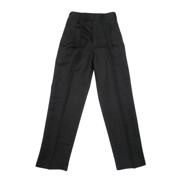 Black  school Trouser w/ Back Elastic