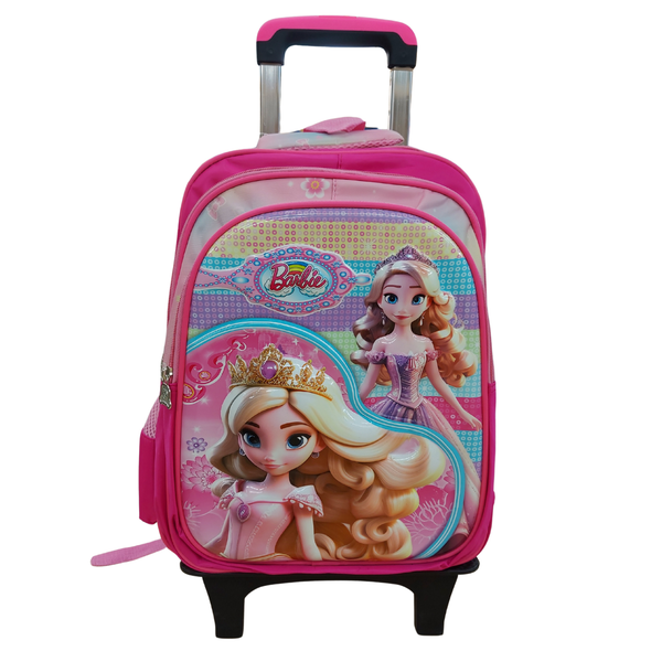 School Bag With Tire - 16inch - Barbie