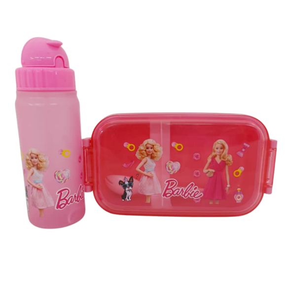 Lunch Box  with Bottle - Barbie
