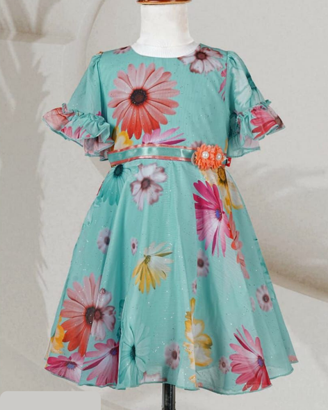 Girls Dress - Flower
