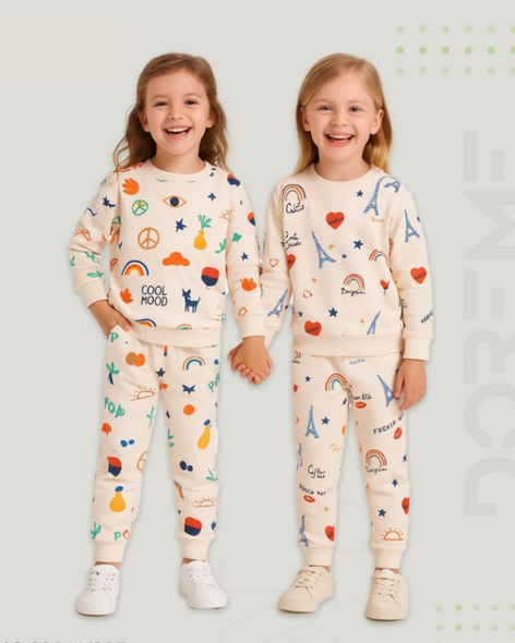 Girls Pyjamas - Peach