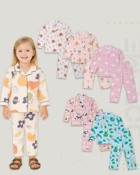 Girls Pyjamas - Mix Colors