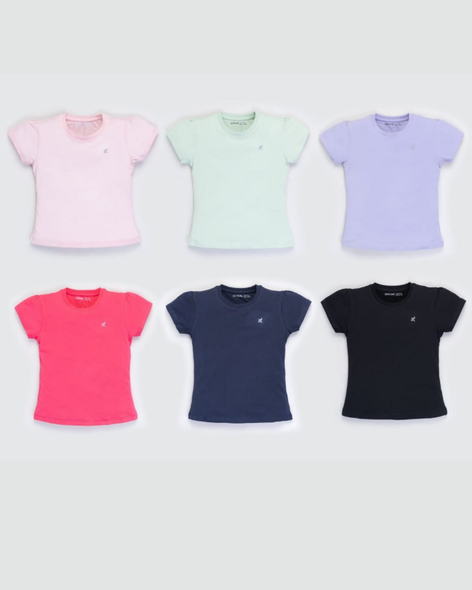 Girls Top - Lace Pink