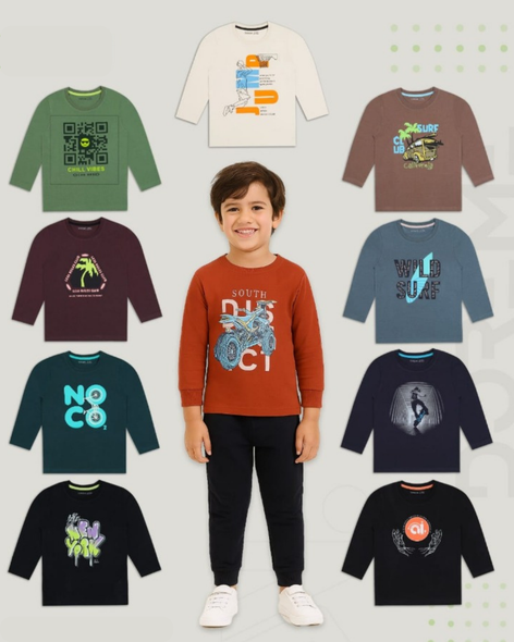 Boys T-shirt - Long Sleeves