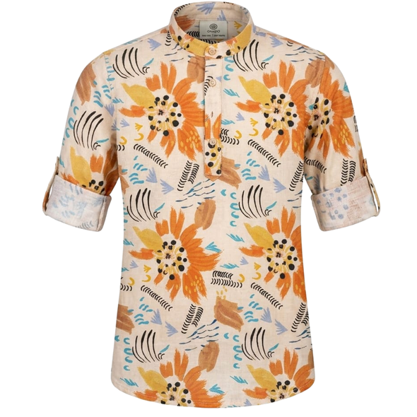 Boys Shirt - Gold Yellow