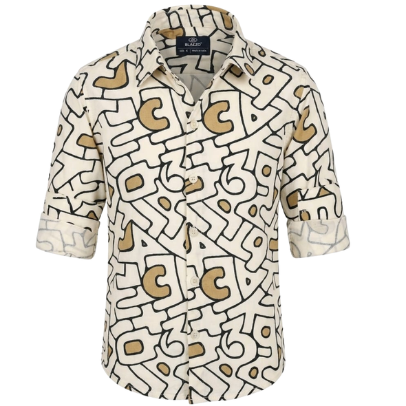 Boys Shirt - OFF  White