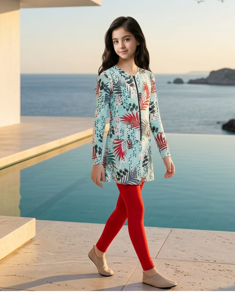 Muslim Swimsuit - Red