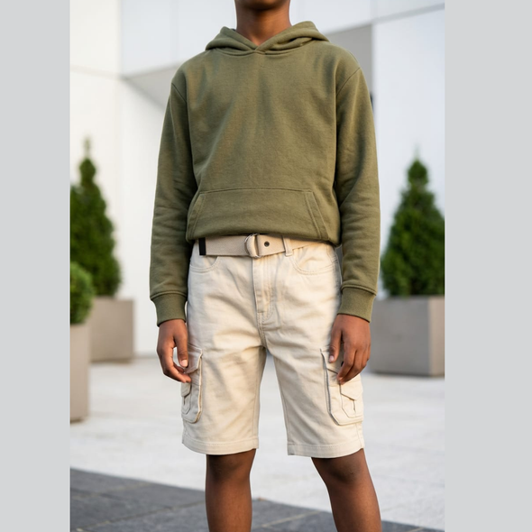 Boys Shorts - Off white