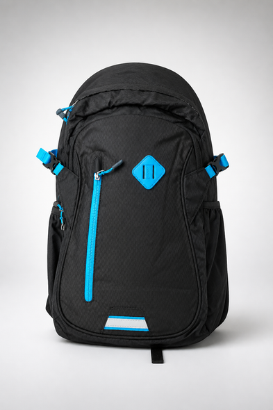 School bag -Black and blue