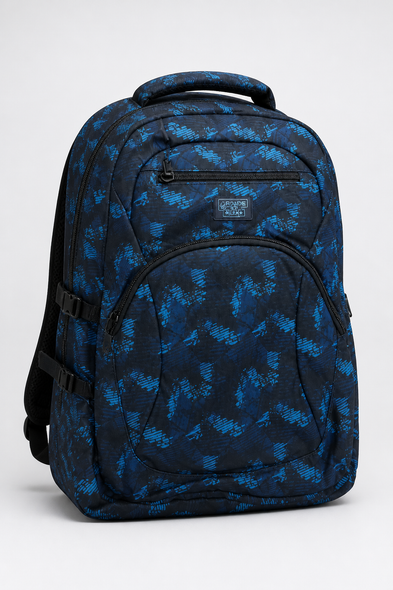 School Bag-Blue mosaic
