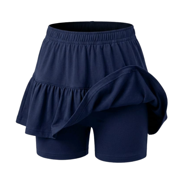 Navy Blue Sports Skort - Drifit