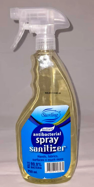 Antibacterial Spray Sanitizer (70%) - 750ml