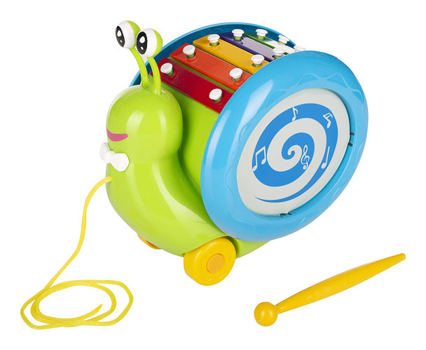 Musical Snail, 3 In 1 Pull Along Toy