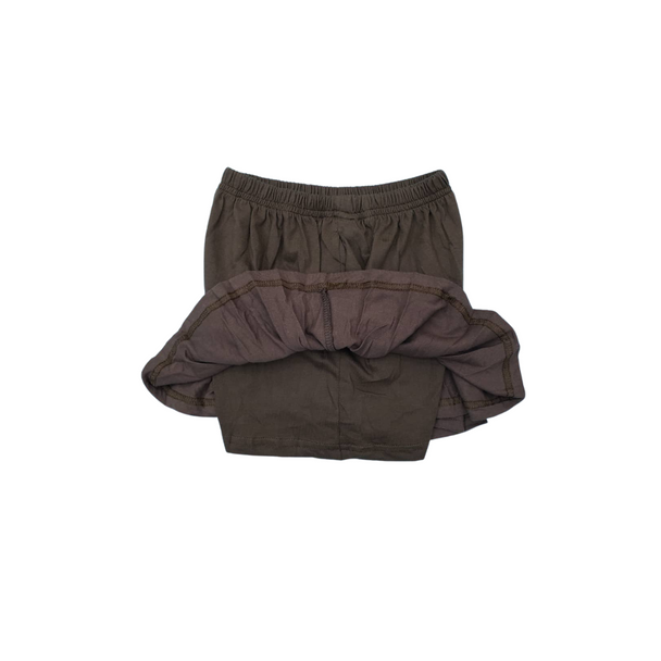 Brown sports skort