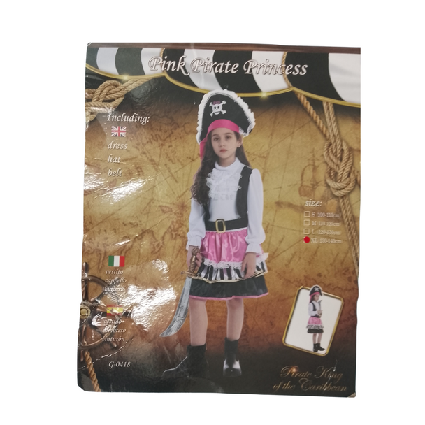 Pink Pirate Princess costume