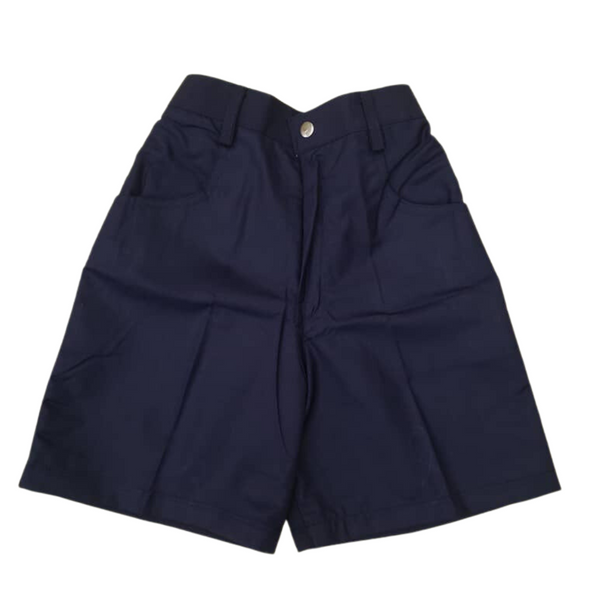 Blue school shorts