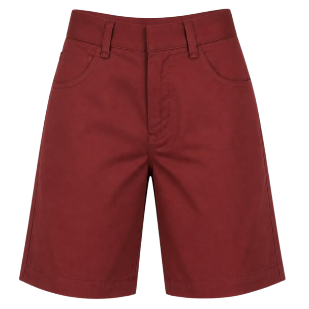 Maroon school shorts