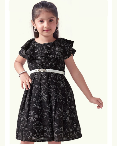 Girls Dress - Black