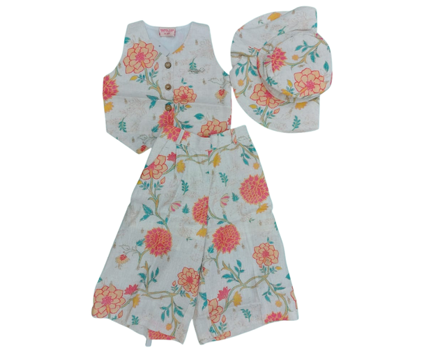 Girl Dress - L . khaki