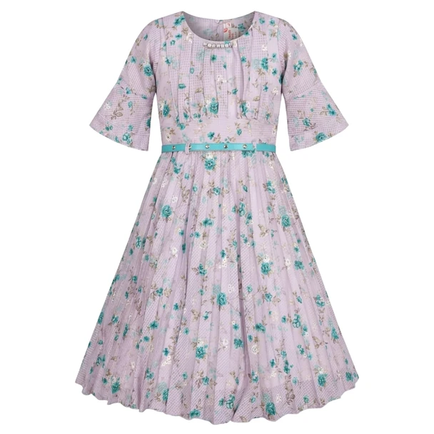 Girls Dress - Purple