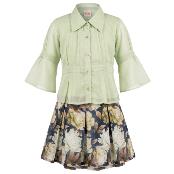 Girls Dress - Green