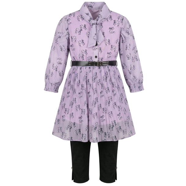 Girls Set - Purple Flower