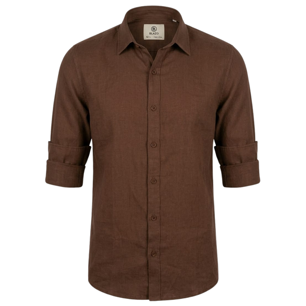 Boys Shirt - Soft Browwn