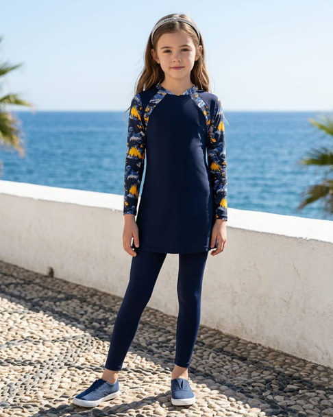 Muslim Swimsuit - Navy