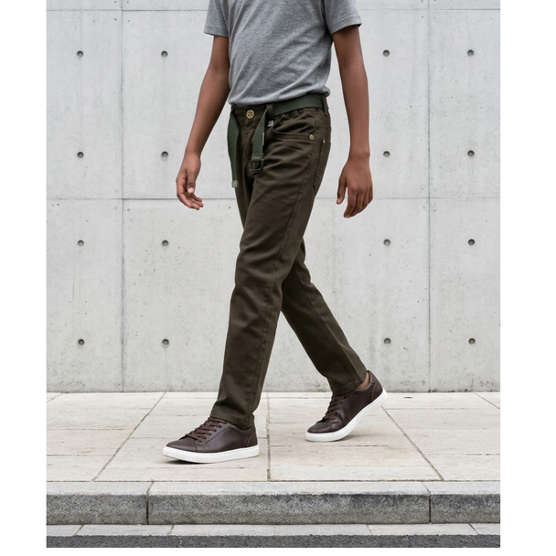 Boys Trouser - Olive