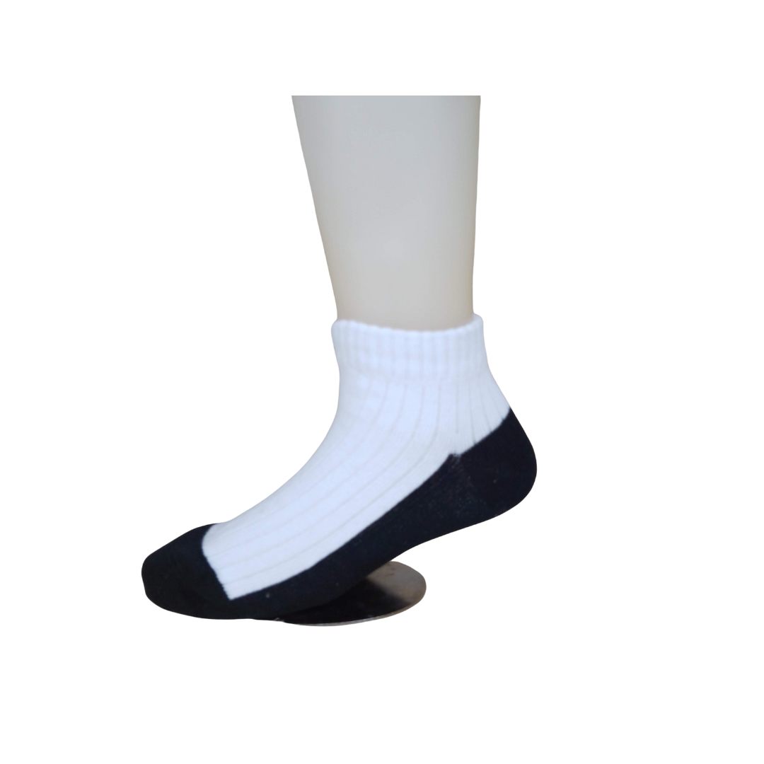 White School Socks (ankle)