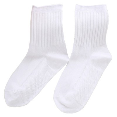 White School Socks