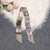 Real mulberry silk headband with handle Women's Pop style steed temperament long silk scarf