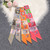 Real mulberry silk headband with handle Women's Pop style steed temperament long silk scarf
