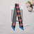 Real mulberry silk headband with handle Women's celebrity elevator long silk scarf