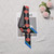 Real mulberry silk headband with handle Women's celebrity elevator long silk scarf