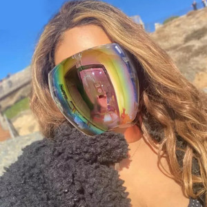 Rejea Men's Women's Faceshield Protective Glasses Goggles Safety Blocc Glasses Anti-Spray Mask Protective Goggle Glass Sunglasses