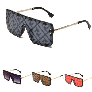 Rejea Fashion Oversized Square Letter F Sunglasses For Women Men Classic Retro Beach Driving Sports Big Large UV400 Sun Glasses 2021