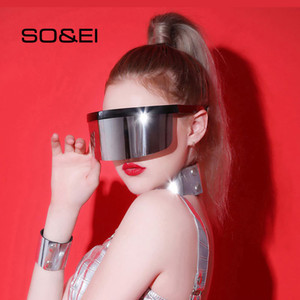 Rejea Oversized Anti-Peeping One Piece Rimless Sunglasses Men Fashion Outdoor Sports Windproof Goggles Women UV Mask Sun Glasses Rejea Oversized Anti-Peeping One Piece Rimless Sunglasses Men Fashion Outdoor Sports Windproof Goggles Women UV Mask Sun Glasses