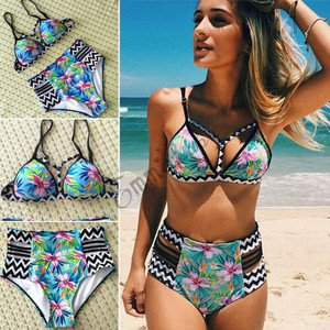 Rejea Sexy Women Push-up Padded Bra Bandage Flower Bikini Set Swimsuit Swimwear Bathes Rejea Sexy Women Push-up Padded Bra Bandage Flower Bikini Set Swimsuit Swimwear Bathes