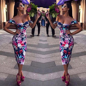 REJEA Sexy Off Shoulder Short Sleeve party Dress Slim Elastic Printing BodyconDresses Women Summer Bandage Dress Vestidos REJEA Sexy Off Shoulder Short Sleeve party Dress Slim Elastic Printing BodyconDresses Women Summer Bandage Dress Vestidos