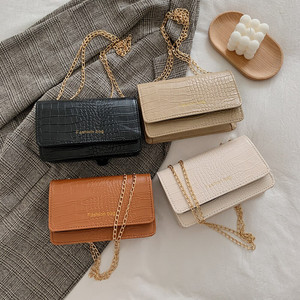 Rejea Fashion Alligator PU Leather Women Shoulder Bag Chain Small Square Flap Purse Retro Female Travel Crossbody Bags Rejea Fashion Alligator PU Leather Women Shoulder Bag Chain Small Square Flap Purse Retro Female Travel Crossbody Bags