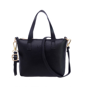 Rejea Fashion Lady Solid Color Shoulder Bag Handbag Pu Leather Messenger Bag Handbag Simple Shoulder Bag