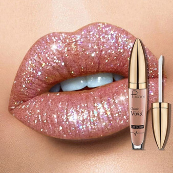 Rejea 18 Colors Diamond Shimmer Glitter Lipg Loss Matte To Glitter Liquid Lipstick Waterproof Diamond Pearl Colour Lip Gloss Make Up