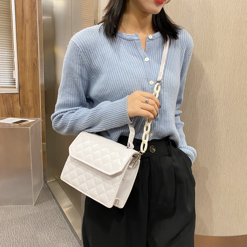 Rejea Classic Lattice Pattern Women Messenger Bag Small Square Female Shoulder Totes Fashion Exquisite Shopping Bag
