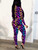 Rejea Women Camouflage Print T-shirt Crop Tops Hole Pencil Pants 2 Piece Set Sexy party Club Ripped Bodycon Tracksuit