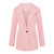 Rejea Autumn Slim Fit Women Cardigan Jacket Casual Blazer Open Button Front Notched Ladies Blazer Coat Hot Sale Fashion FC