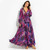 Rejea Hot Women Boho Long Dress Ladies Party Summer Holiday Beach Sundress Ladies V-neck Leaf Printed Long Sleeve Maxi Dress Plus Size