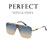 Rejea  New Style Rimless Luxury Square Man Sunglasses Fashion Tide Two-Tone Sunglasses Women Big Box Vintage Glasses Lentes De Sol